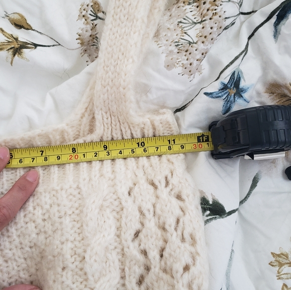 Mango NWOT knit sweater tank top crop - Picture 3 of 7